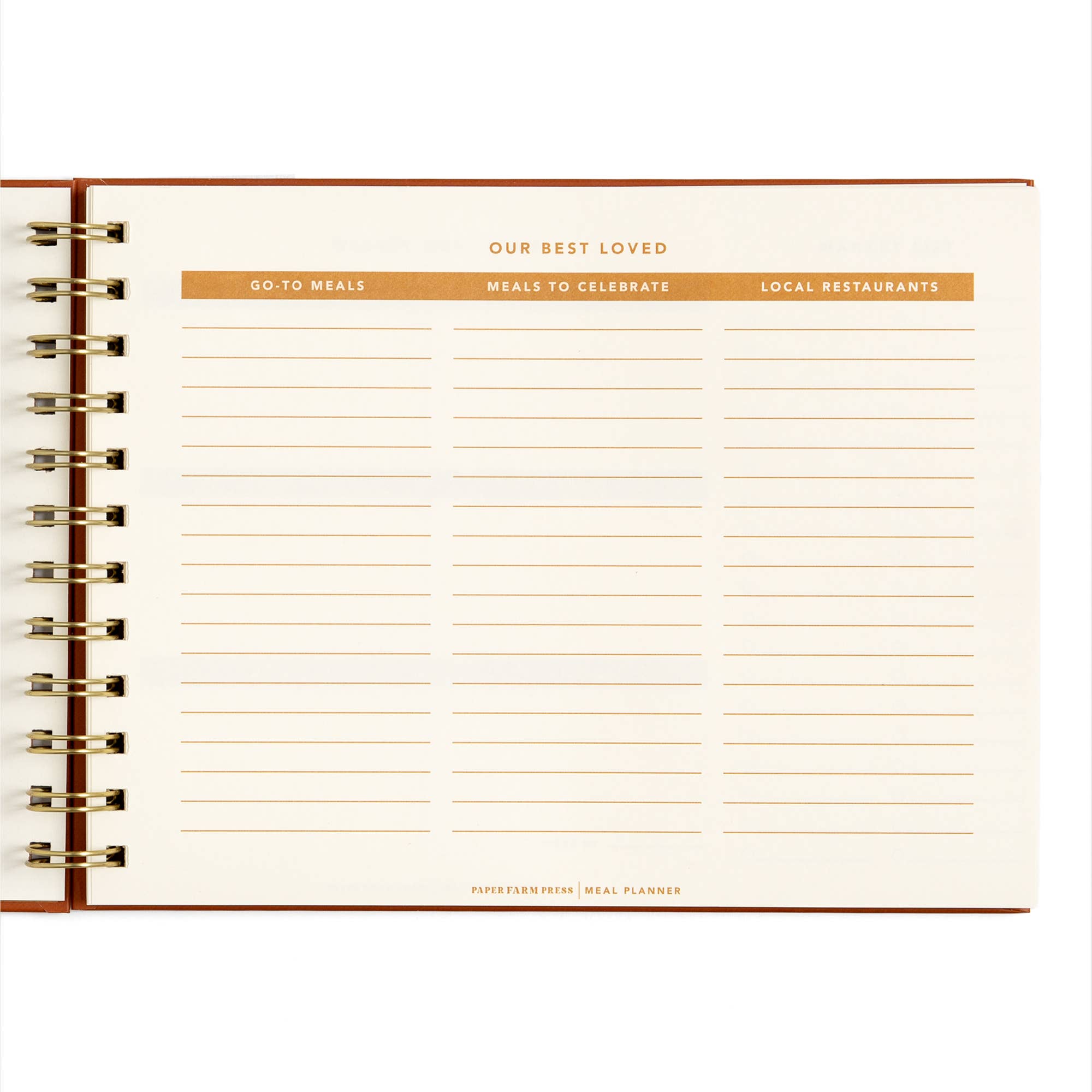 Paper Farm Press - Wholesale Planner - Farm Fresh Weekly Meal Planner - Kraft2