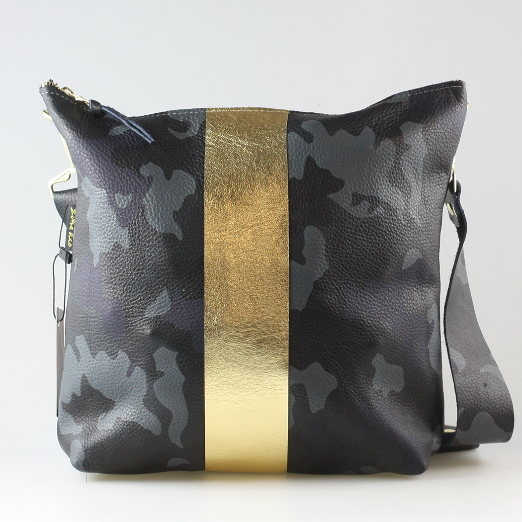 Zina Kao Exclusives - Vente Sac à bandoulière – femme - Le sac à bandoulière Graham : camouflage et tissu doux13