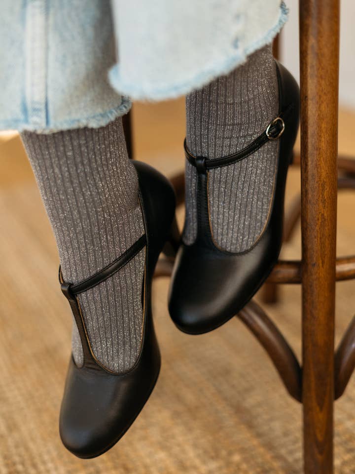 MIUMMASH DAMIAN TOMZIK - Wholesale Low Heels - Women's - Handmade Leather heels (5.5 cm) - Astrid - Black 35-42 3