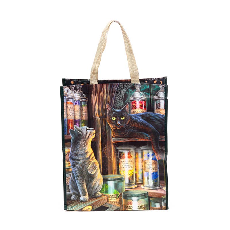 Puckator Ltd – wholesale Grocery/shopping bag – Lisa Parker Magical Emporium Cat Reusable Shopping Bag1