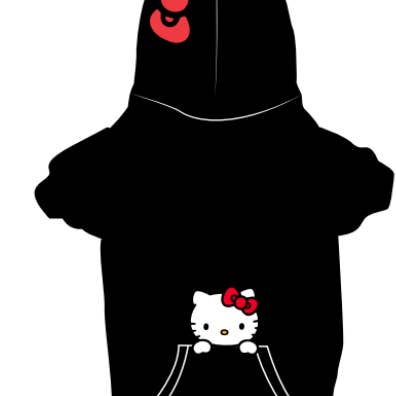 Hello Kitty Embroidery Hoodie | Dog Clothing for wholesale by Fresh Pawz