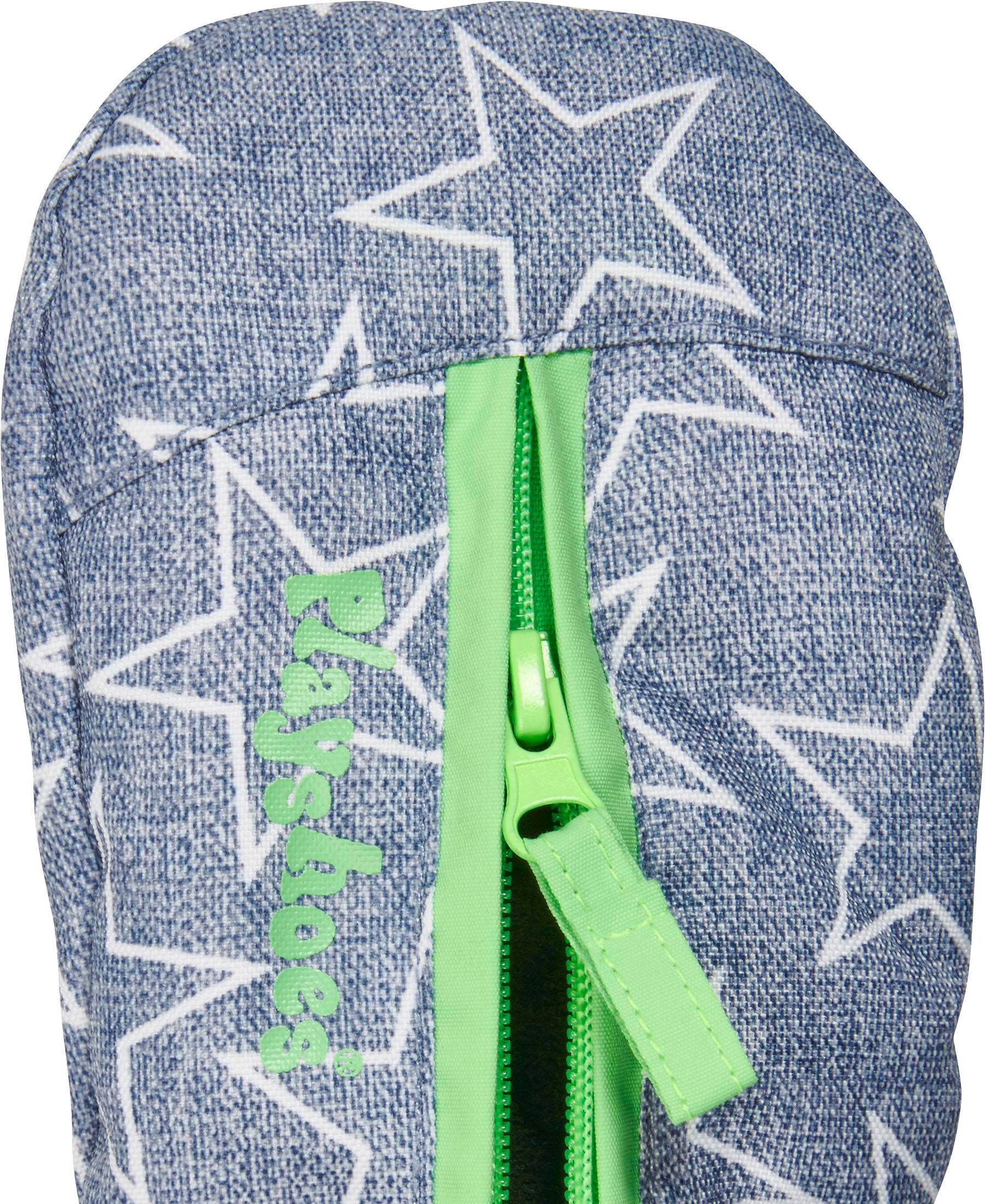 denim blue Mitten stars zipper for wholesale on Faire3