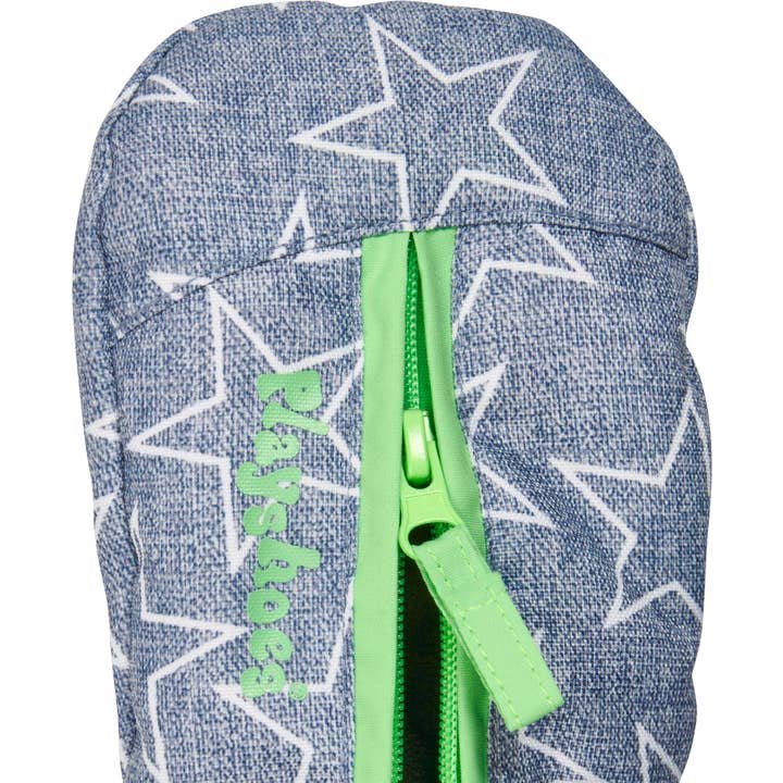 denim blue Mitten stars zipper for wholesale on Faire3
