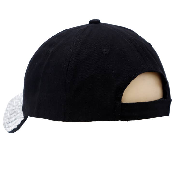 Cap Zone – Boné de beisebol - Mulher por atacado – Route 66 Boné de beisebol em algodão Route 66 Bling Rhinestone2