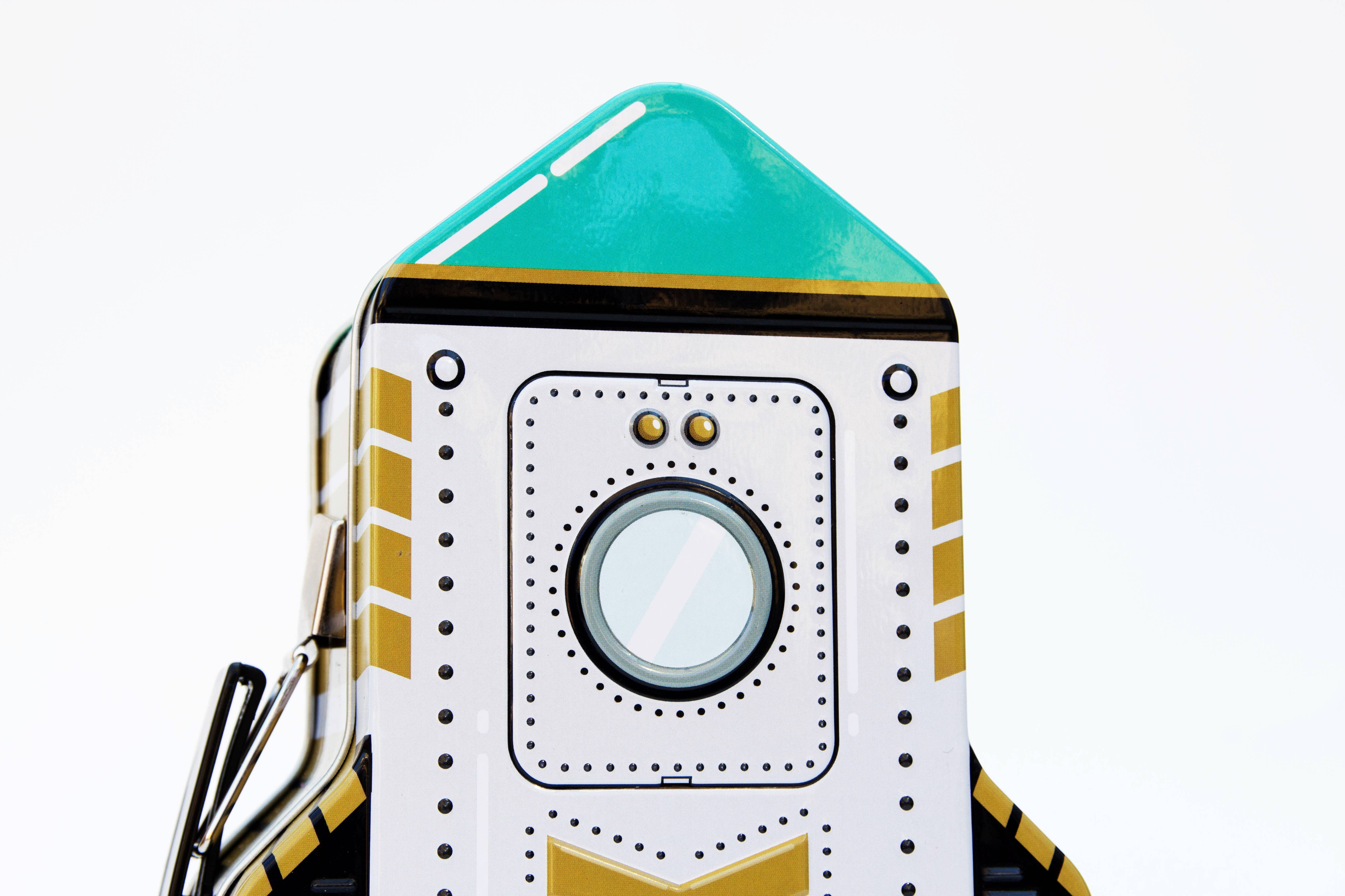 Luckies of London – Engroshandel Madpose/-kasse – Børn – Rocket Madkasse - Sort og Grøn3