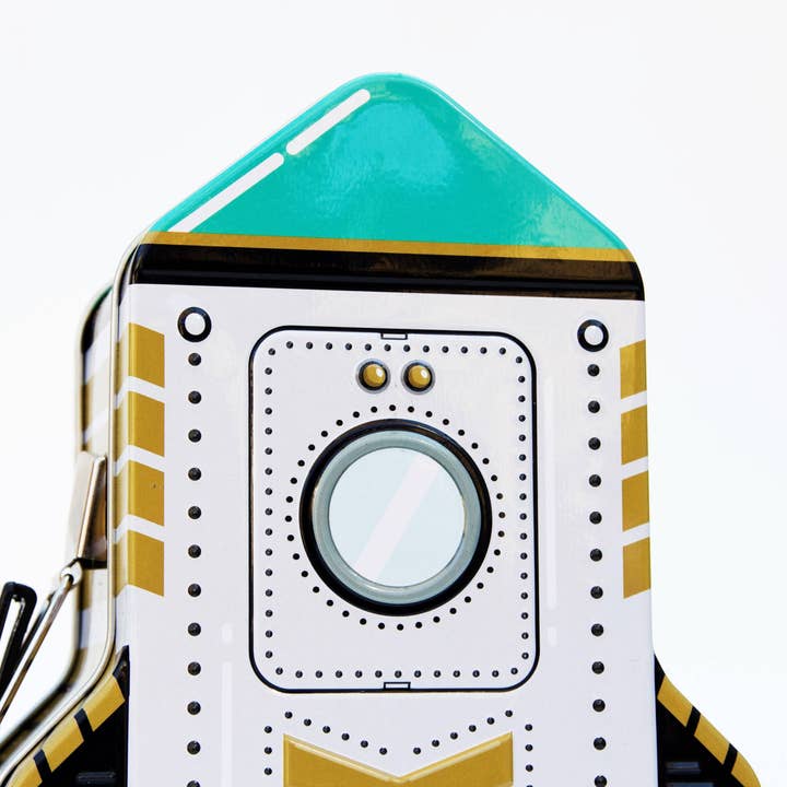 Luckies of London – Engroshandel Madpose/-kasse – Børn – Rocket Madkasse - Sort og Grøn3