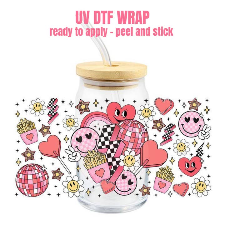 Envoltura de taza UV DTF F #702 para venta al por mayor de One Stop Cups