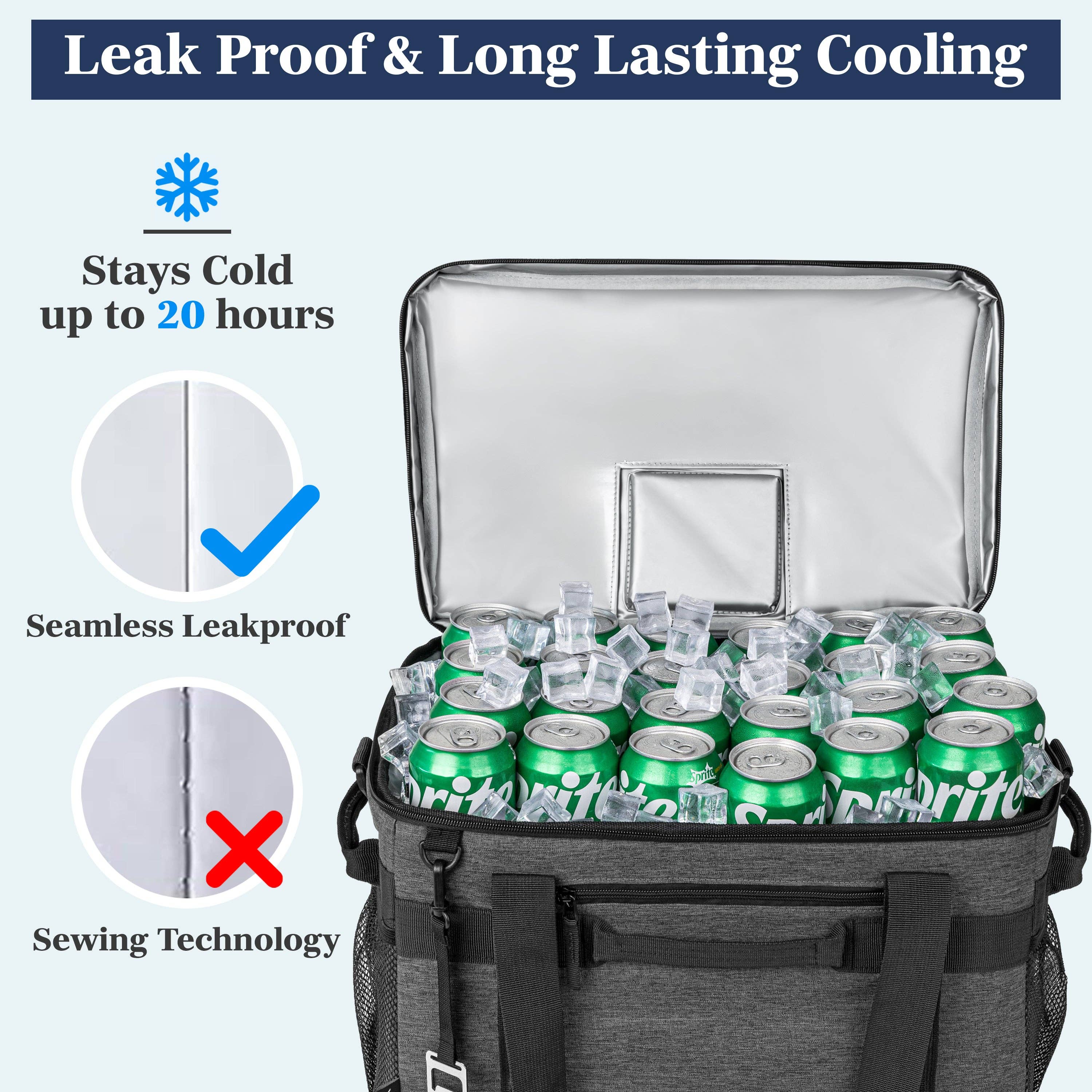 OPUX - Wholesale Cooler/cooler bag - Large Leakproof Cooler Bag - 48/60 Cans14