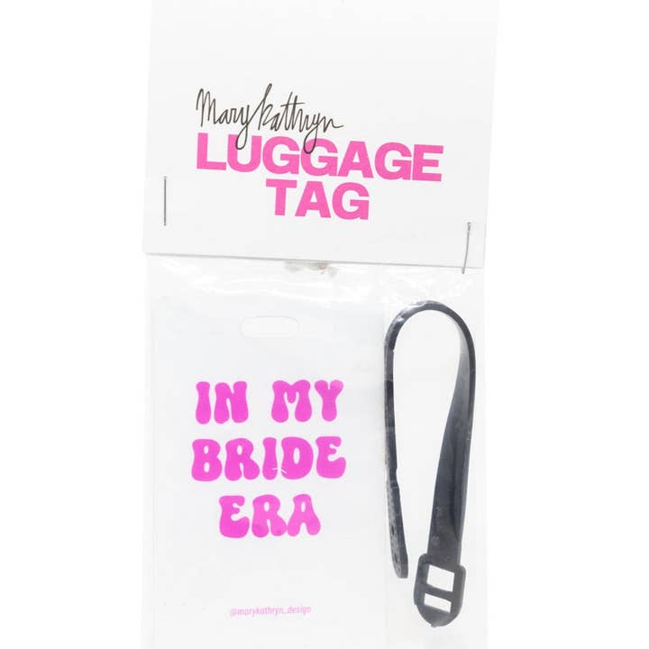 Mary Kathryn Design - Wholesale Luggage Tag - In My Bride Era Luggage Tag