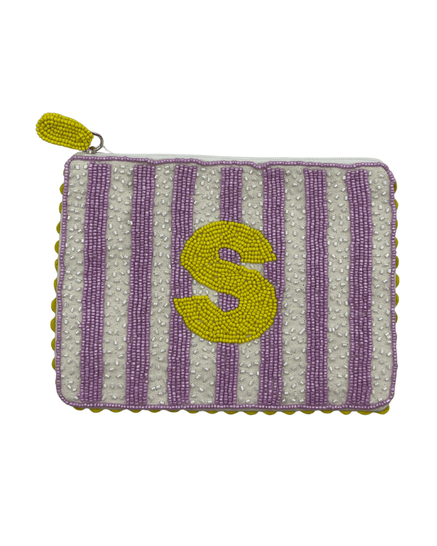 Pizzazz, Inc. – estojo - Mulher por atacado – Bolsas de Moedas com Missangas Iniciais9