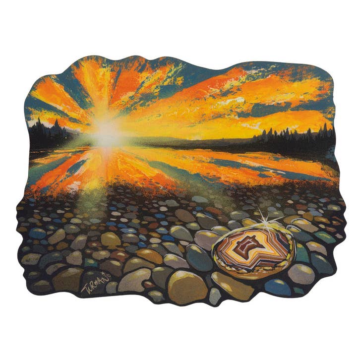 Discover Agates Sticker for wholesale by Adam Turman Artwork Co