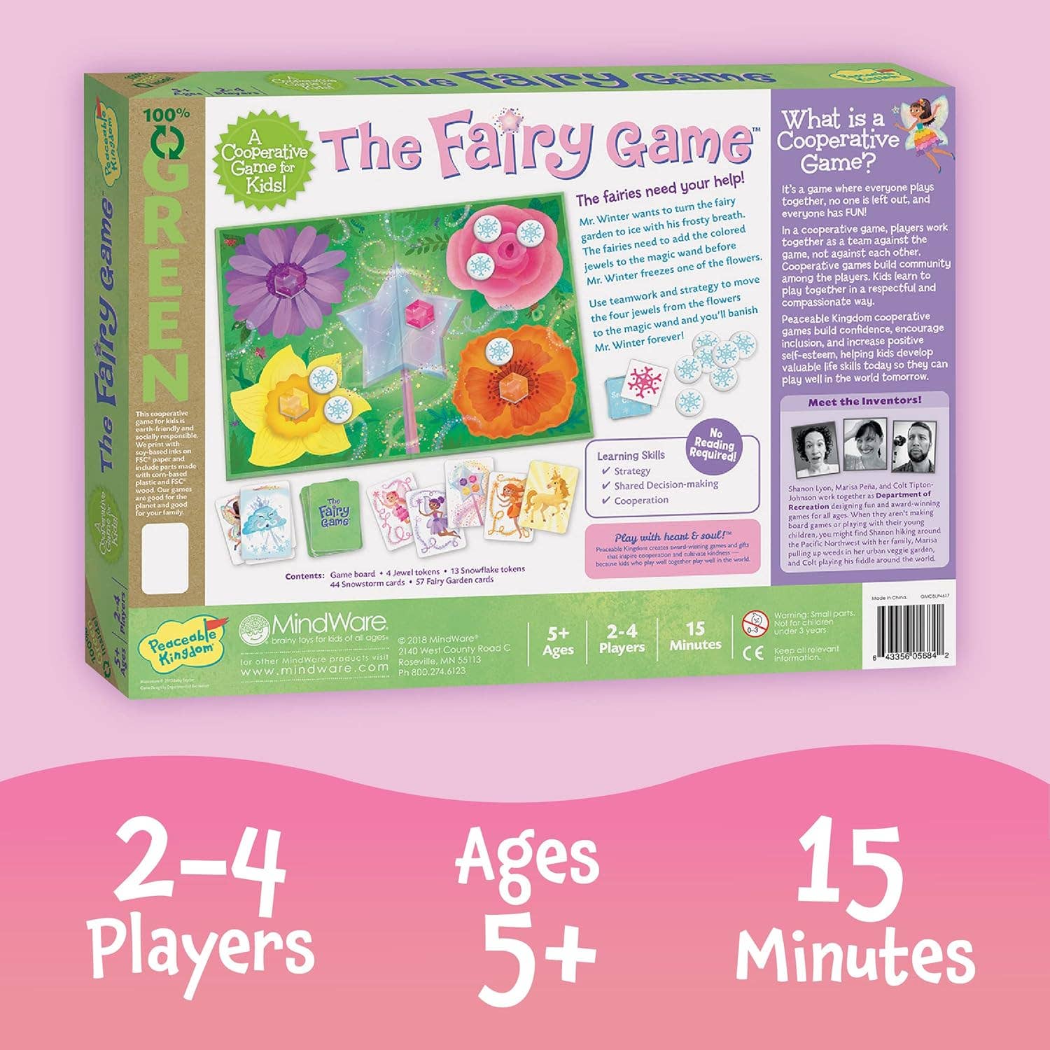 Just Imagine Toys - Wholesale Board Game - Cooperative Game - Peaceable Kingdom The Fairy Game6