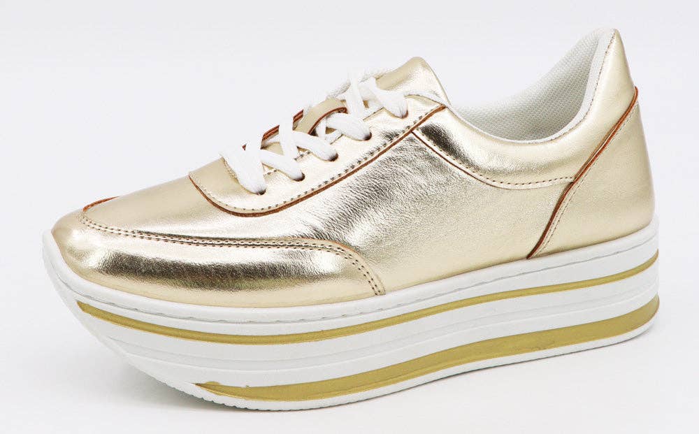 Mars Sky Shoes Wholesale - Wholesale Lifestyle Sneakers - Women's - Bamboo SPEED-01 Women Thick Bottom Lace Up Low Top Sneaker-12 Pairs Pack-13.55/Pair3