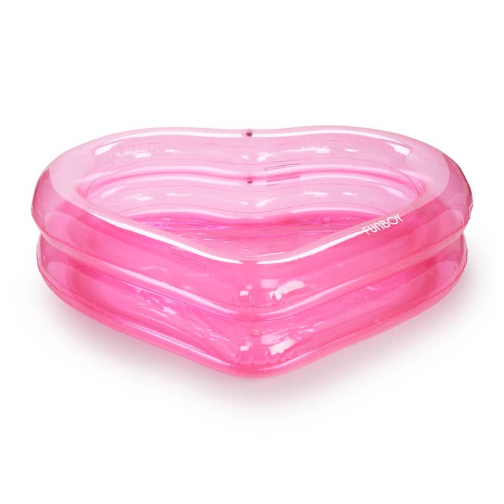 FUNBOY - Wholesale Inflatables - Clear Pink Heart Inflatable Pool3