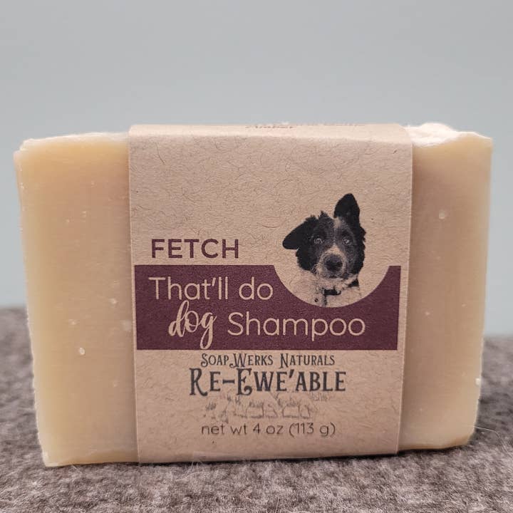 That'll Do Natuurlijke Hondenshampoo Bar - Fetch, Sandelhout/Amber voor wholesale door Re-Ewe'able