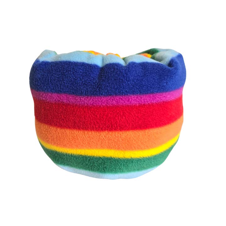 Rainbow Hush Muff for wholesale by Soothe and Settle