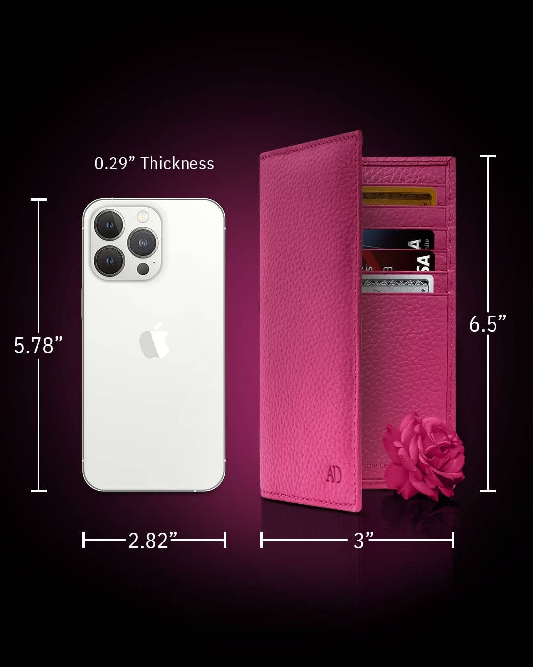 Access Denied Accessories - Wholesale Wallet - Unisex - Genuine Leather Checkbook Cover For Women &Men RFID Blocking45