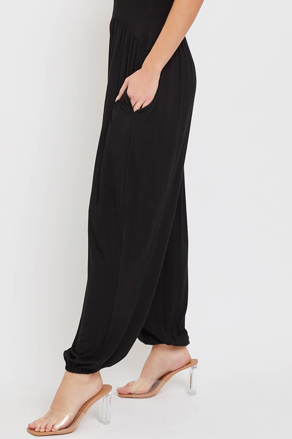 Sweet Lovely by Jen - Wholesale Jumpsuit - Women's - TUBE JERSEY DROP-WAIST ONE-PIECE  JUMPSUIT19