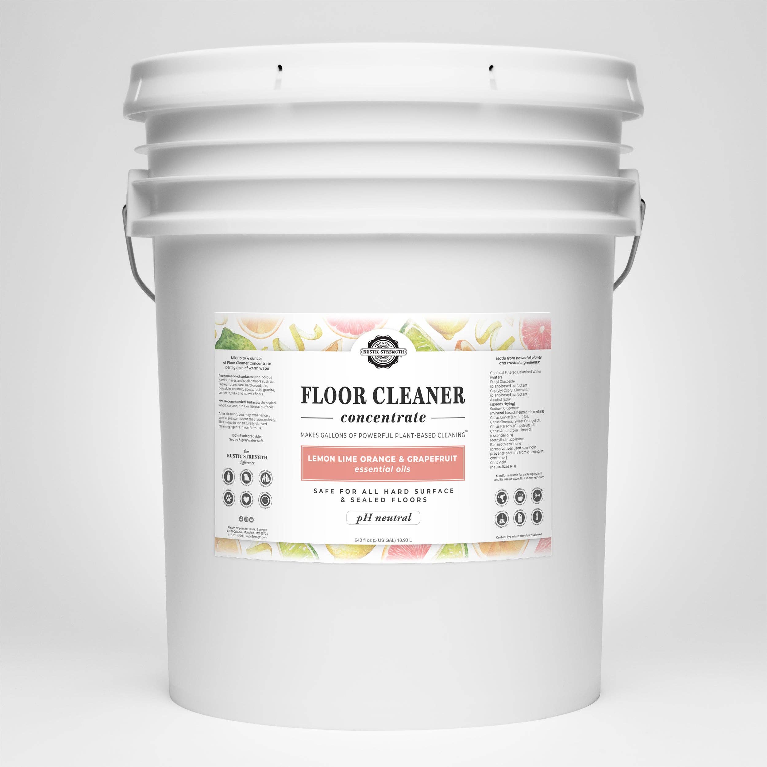 Rustic Strength - Wholesale Floor Cleaner - Multi-Surface Floor Cleaner | Concentrate15