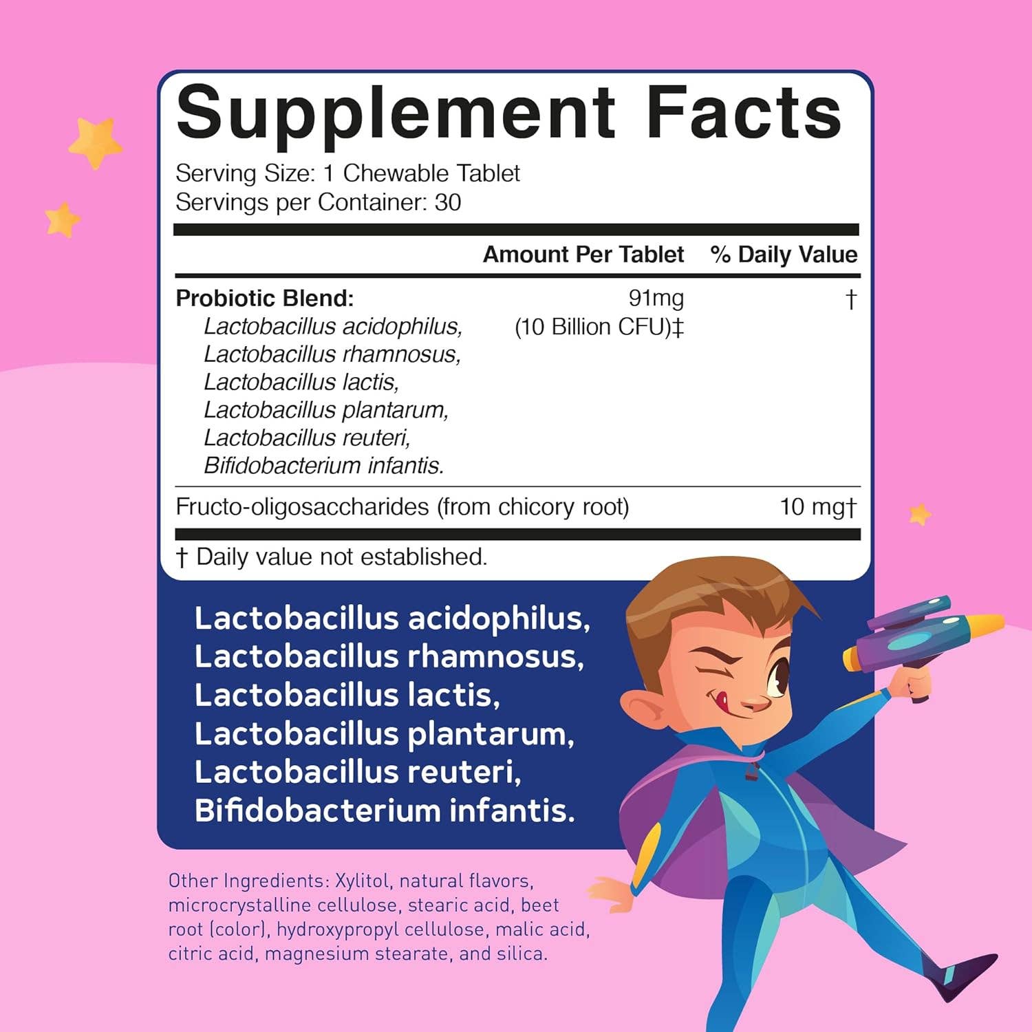 LoveBug Probiotics - Wholesale Oral Supplement/Vitamin - Kids Probiotics - Chewable6