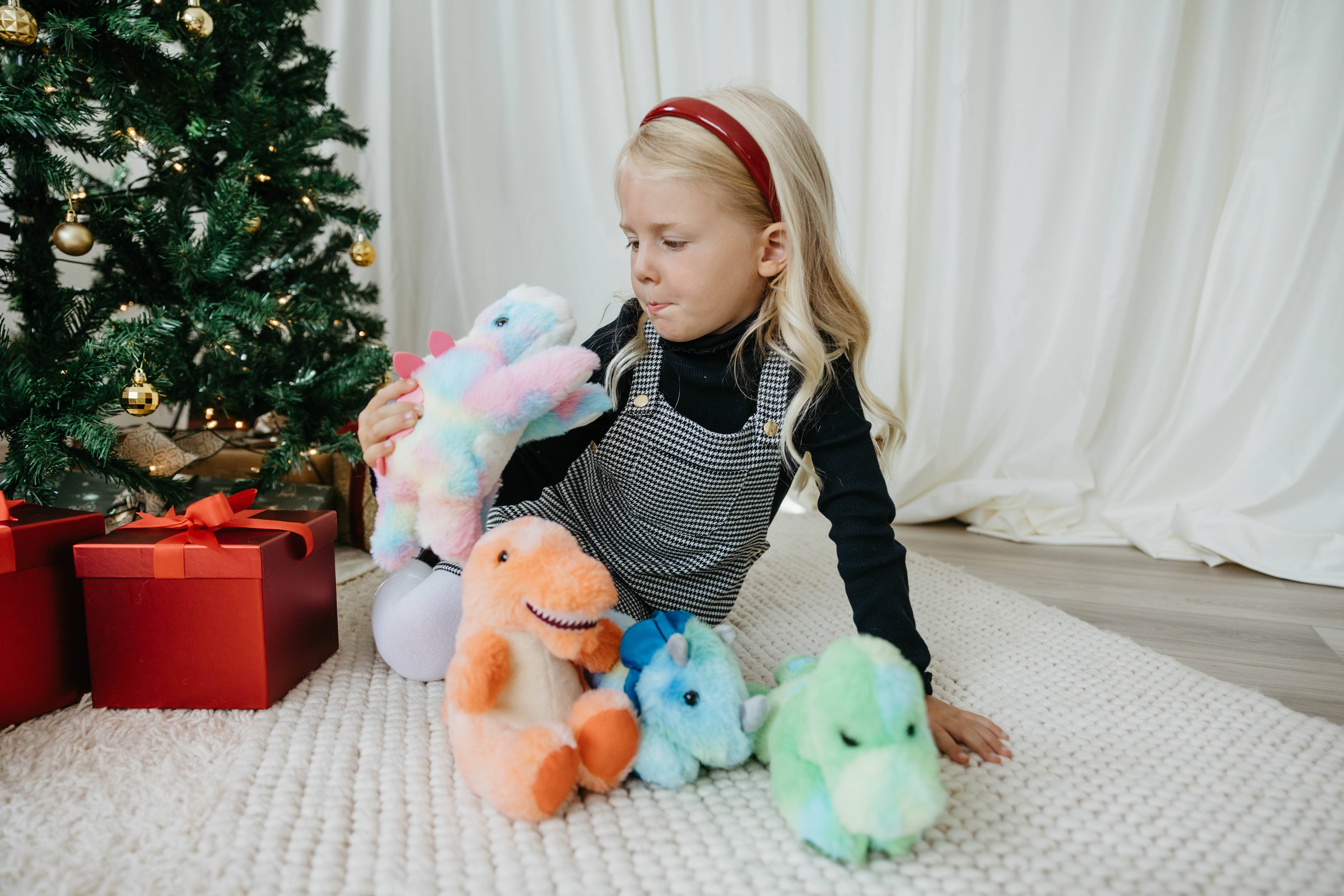 The Petting Zoo - Venta al por mayor Peluche - Niños y bebés - Scoopz Dino Stegosaurio /Dinosaurio Pequeño 8" (20cm)1