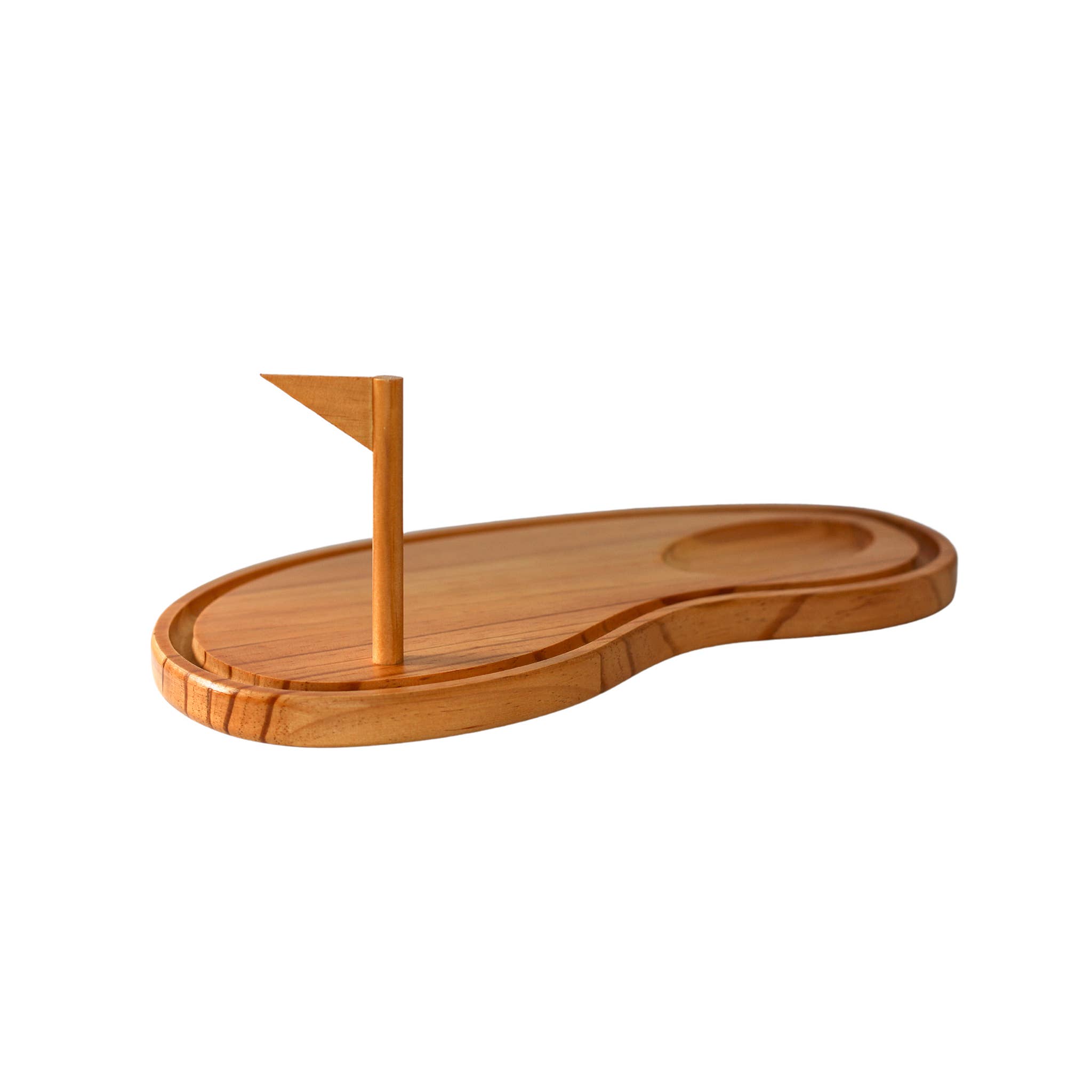 Creative Gifts International Inc. - Wholesale Cheese Board - Golf Course Wood Charcuterie Board - 8.25" x 15"2