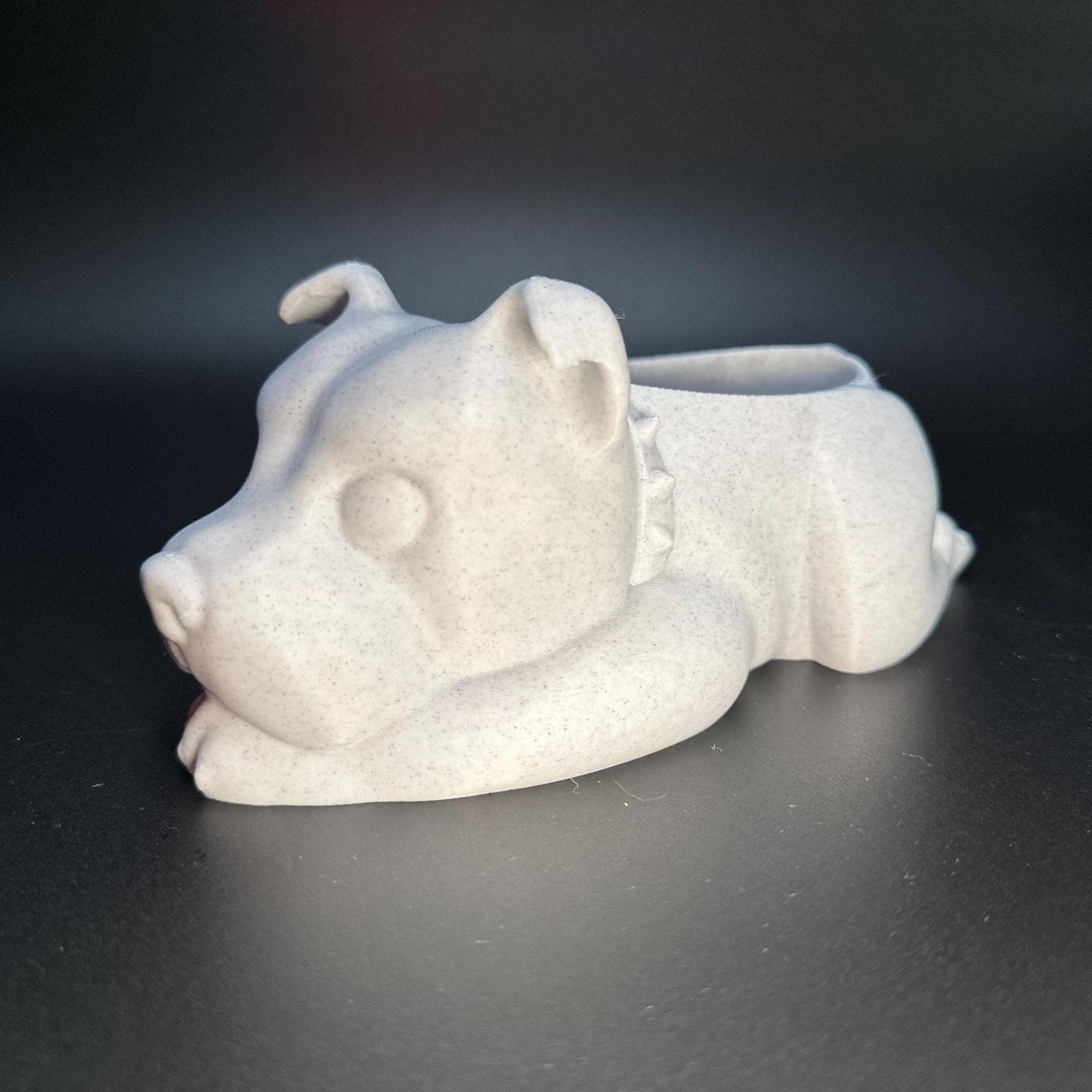 <3 Studio - Wholesale Plant Pot - Unique Planter: Staffordshire Bull Terrier - Succulent & Desk Companion for Dog Lovers1