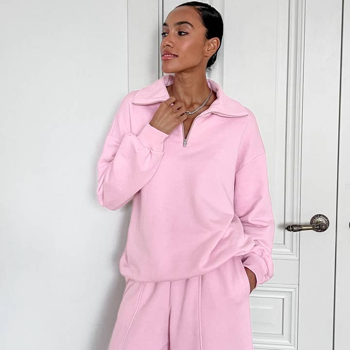 Marayn – wholesale Lounge set – Women's – European Autumn HighWaist Sweatshirt Pants Set4