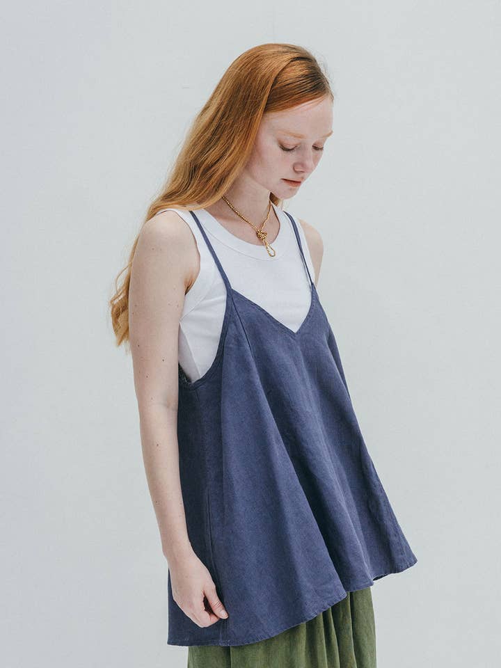 Jenny Undertrøje Blå Røg for engroshandel hos Fog Linen Work