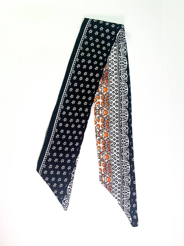 Fita de cabelo/lenço de pescoço - Bohemian Lola Print por atacado de Iris Atelier