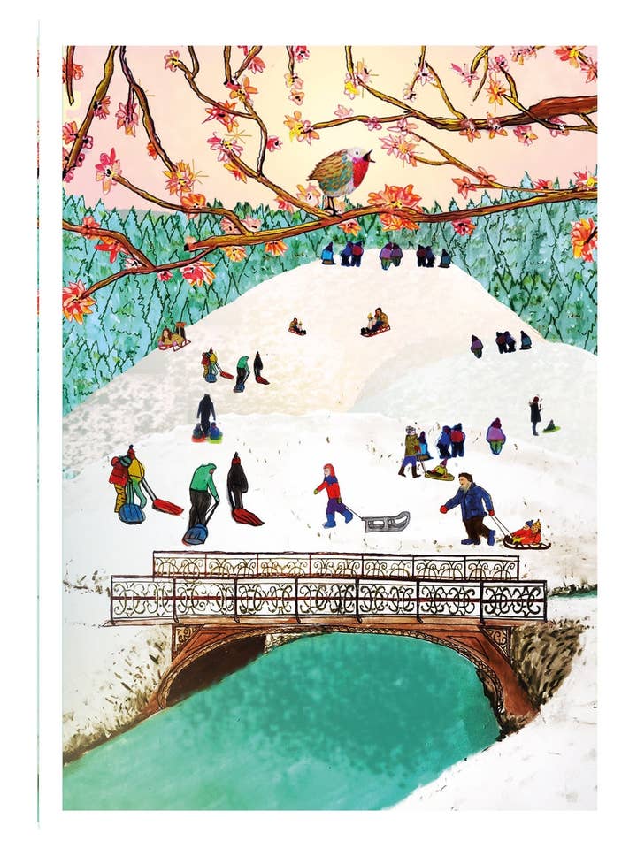 Carte Winter Fun pour la vente par Wildflower cards