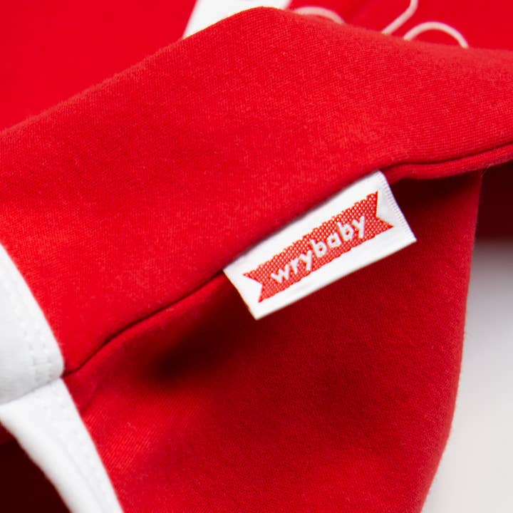 Wry Baby – Engroshandel Bodysuit - Baby – Skannelig QR-kode bodysuit | Sjovt babytøj | Rød3