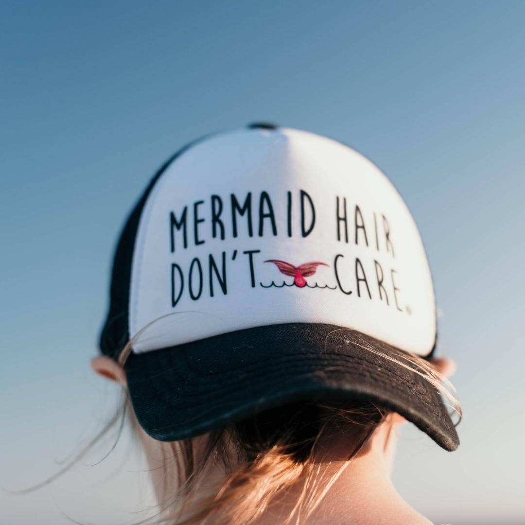 GROM SQUAD - Wholesale Kids Hat - Kids - Mermaid Hair Kids Trucker Hat3
