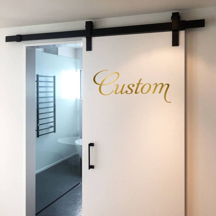 KUARKI - Wholesale Wall Decal/Stickers - Custom Text Vinyl Decal, Custom Text Door Decal3