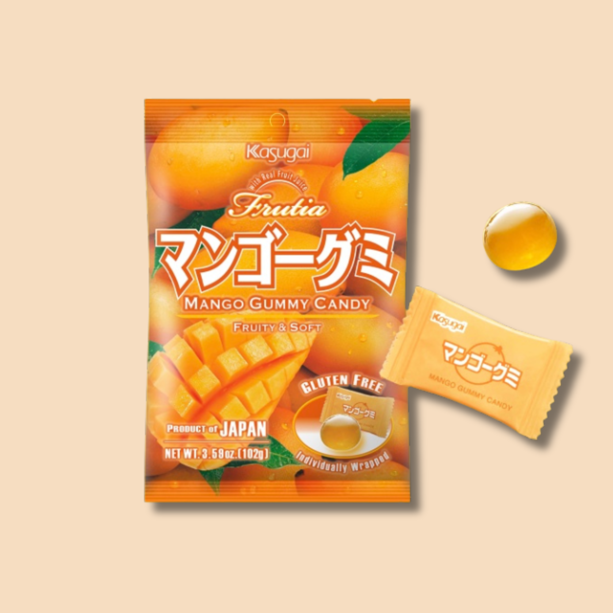 Tanuki Towne - Wholesale Gummy - Kasugai Japanese Fruit Flavored Gummies 6