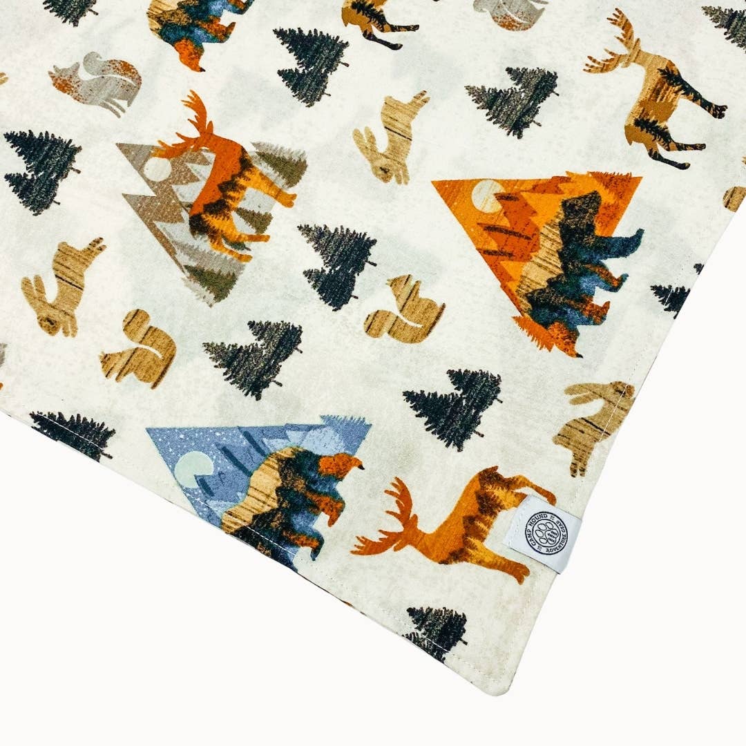 White Bear Dog Bandana | Mountain Watercolor Outdoor Adventure for wholesale on Faire2