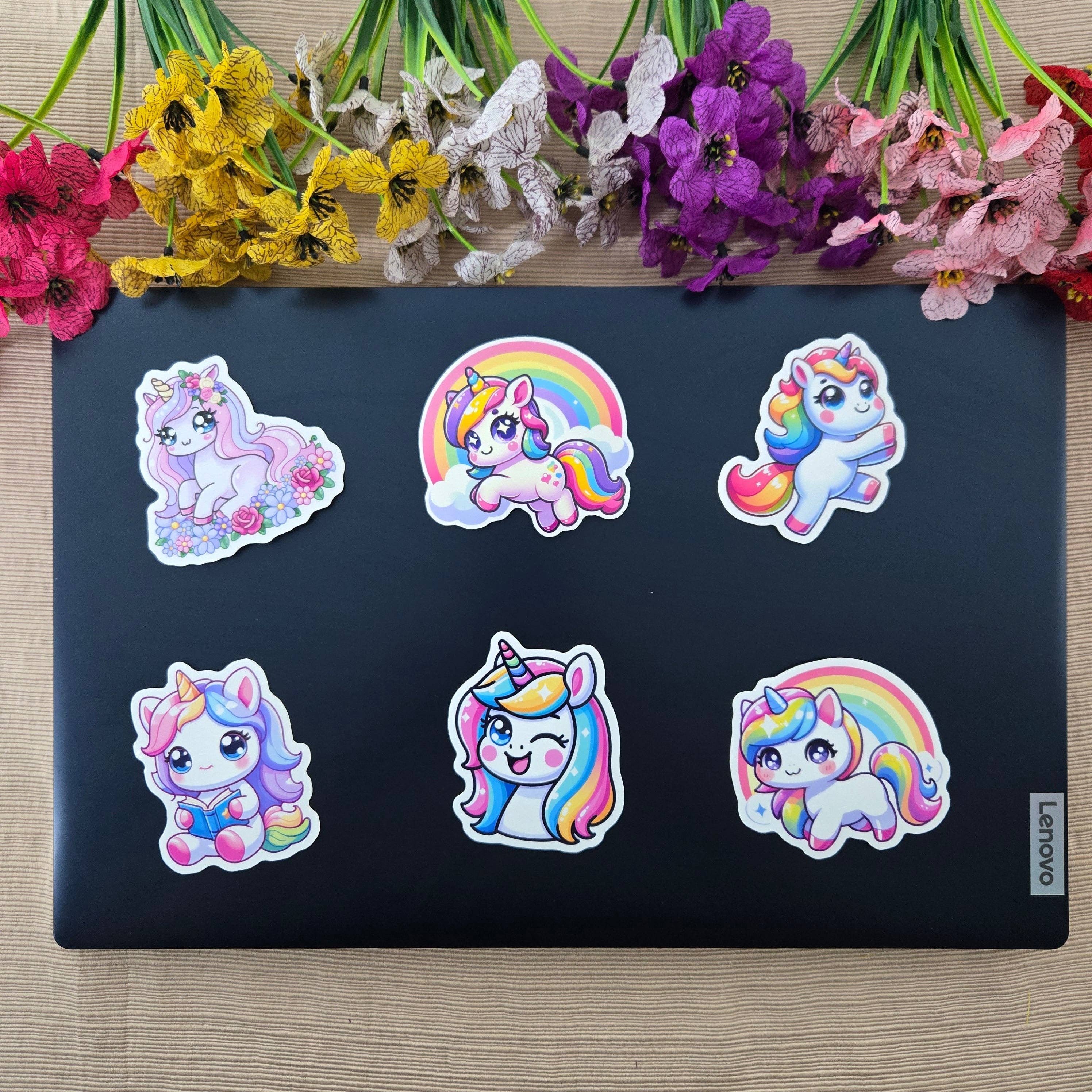 Vegas Custom Creations - Wholesale Sticker - Unicorn Series 2 Stickers0