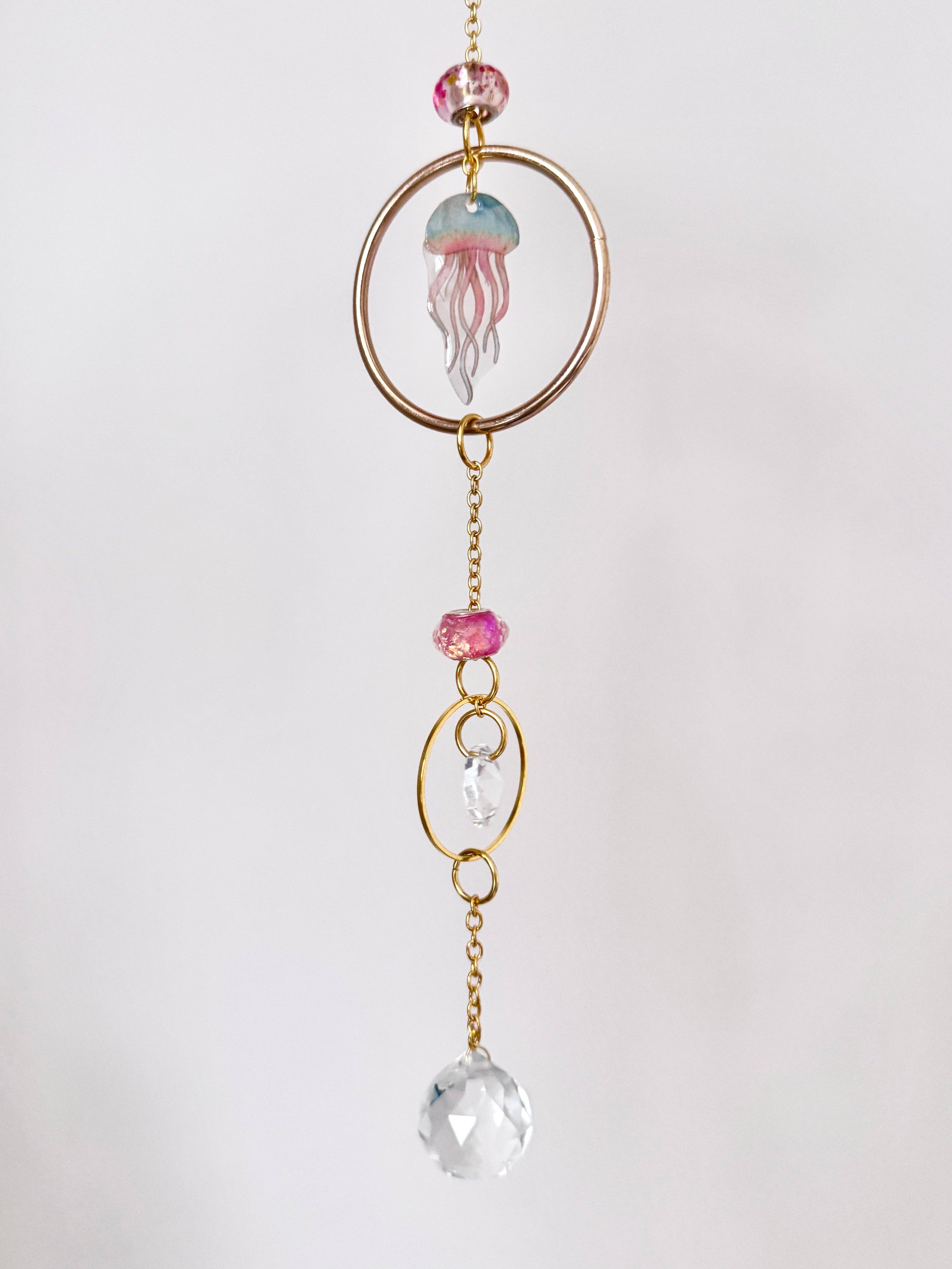 D. Prince Designs - Wholesale Suncatcher - Hand-Illustrated + Handmade Suncatcher | Jellyfish1