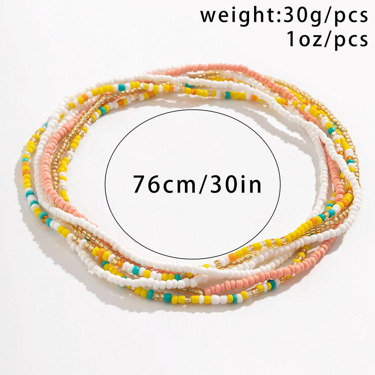 Dipped Shop - Wholesale Face/Body Chain - Bead Sexy Layered Waist Chain DPJYD1325