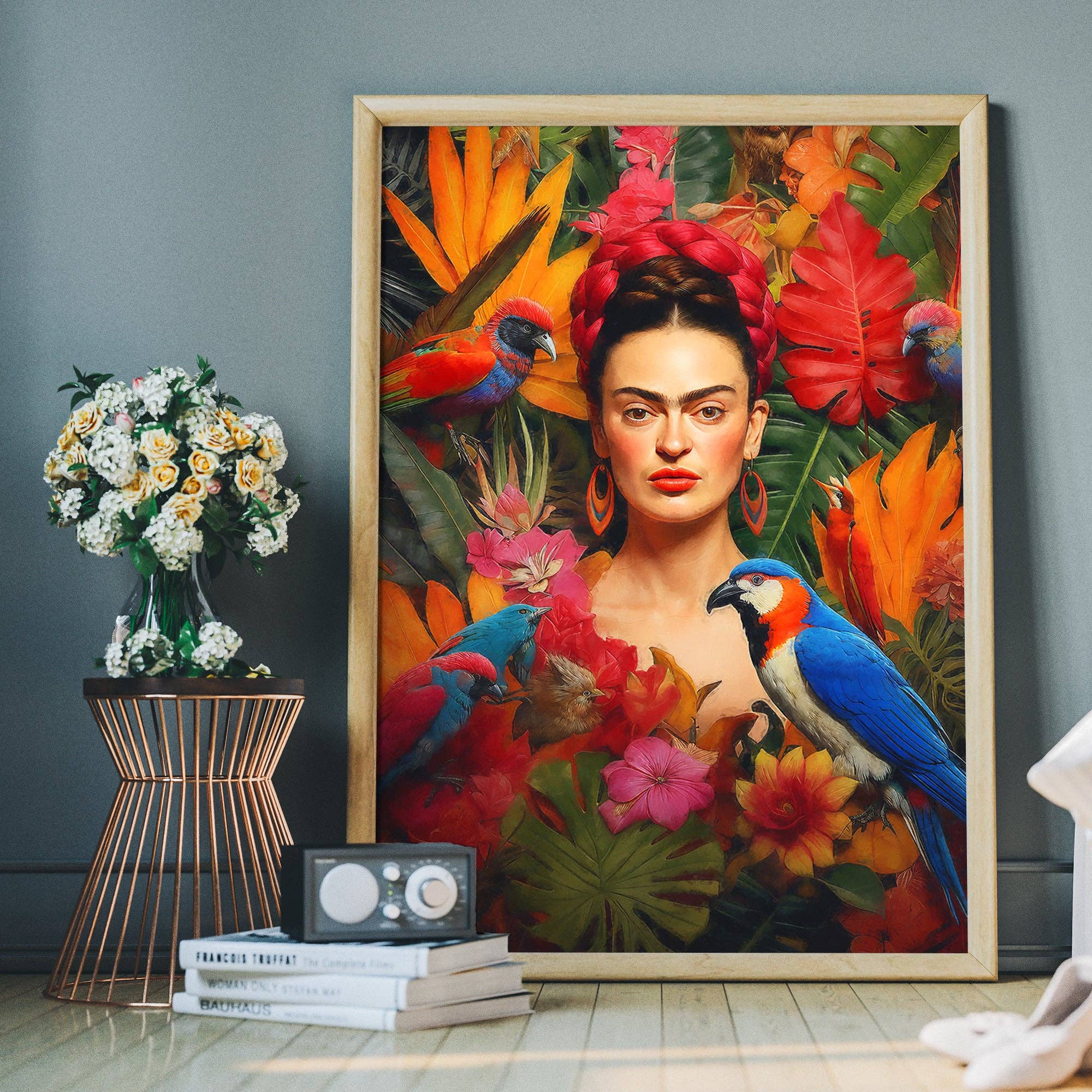 Ink & Drop - Wholesale Art print - Frida Kahlo Tropical Print3