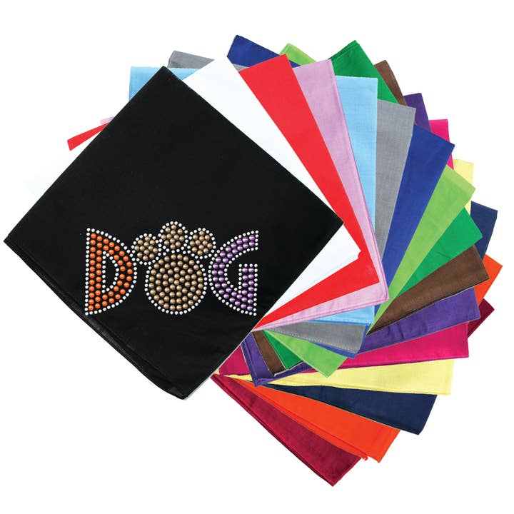 Dog Nailheads Bandanna for wholesale by Dog in the Closet