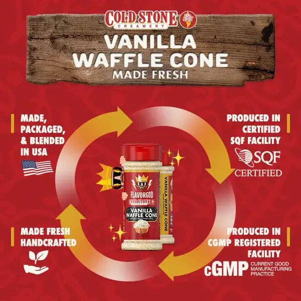 Flavor God - Wholesale Dried Spice Mix - Cold Stone Vanilla Waffle Cone5