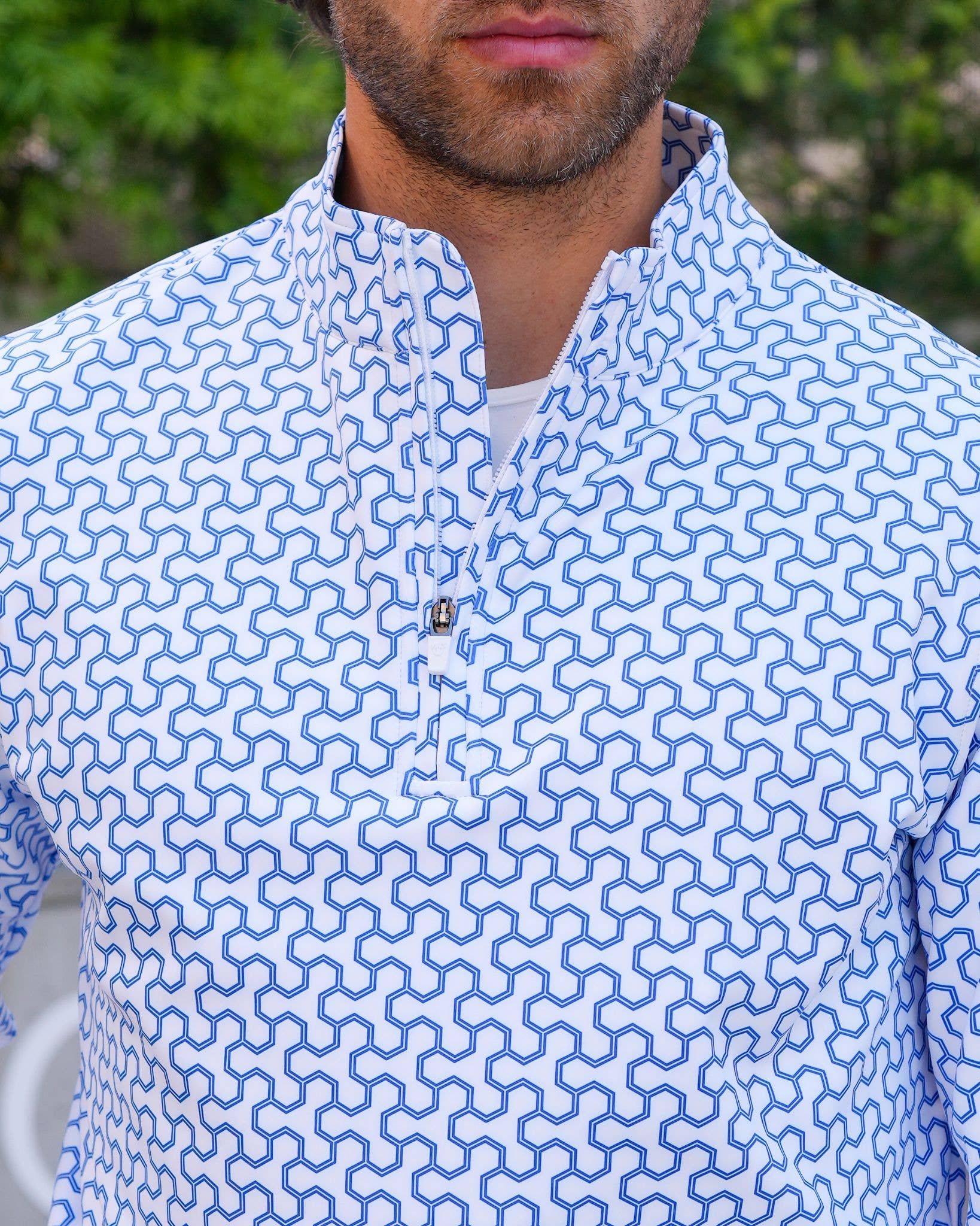 USA Palm - Wholesale Sweatshirt - Unisex - Cloud 1/4 Zip11