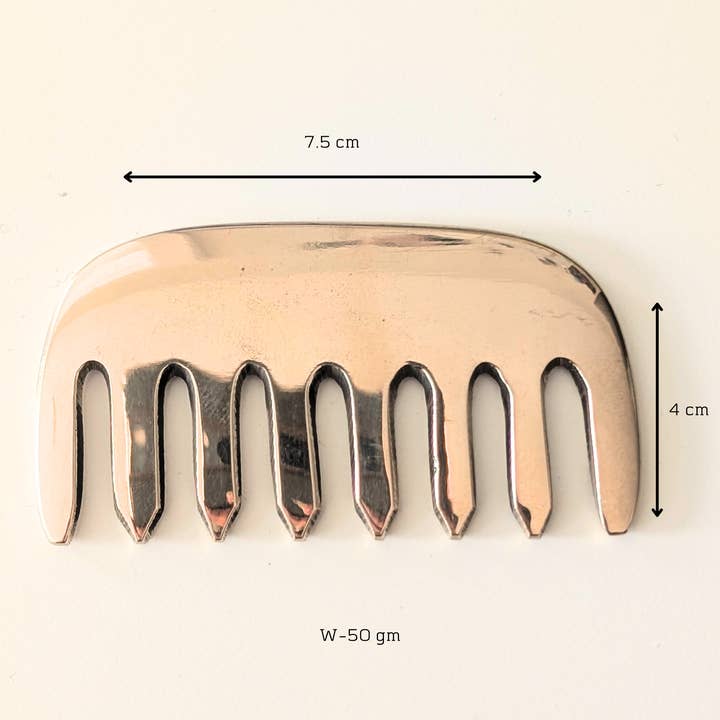 Herbal Edge - Wholesale Hair Brush/Comb - Kansa Massage Comb3