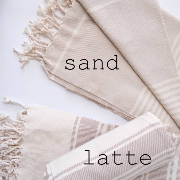 Sende Body-Care Essentials – wholesale Strandhandduk – Latte Peştemal | Solbrun turkisk handduk