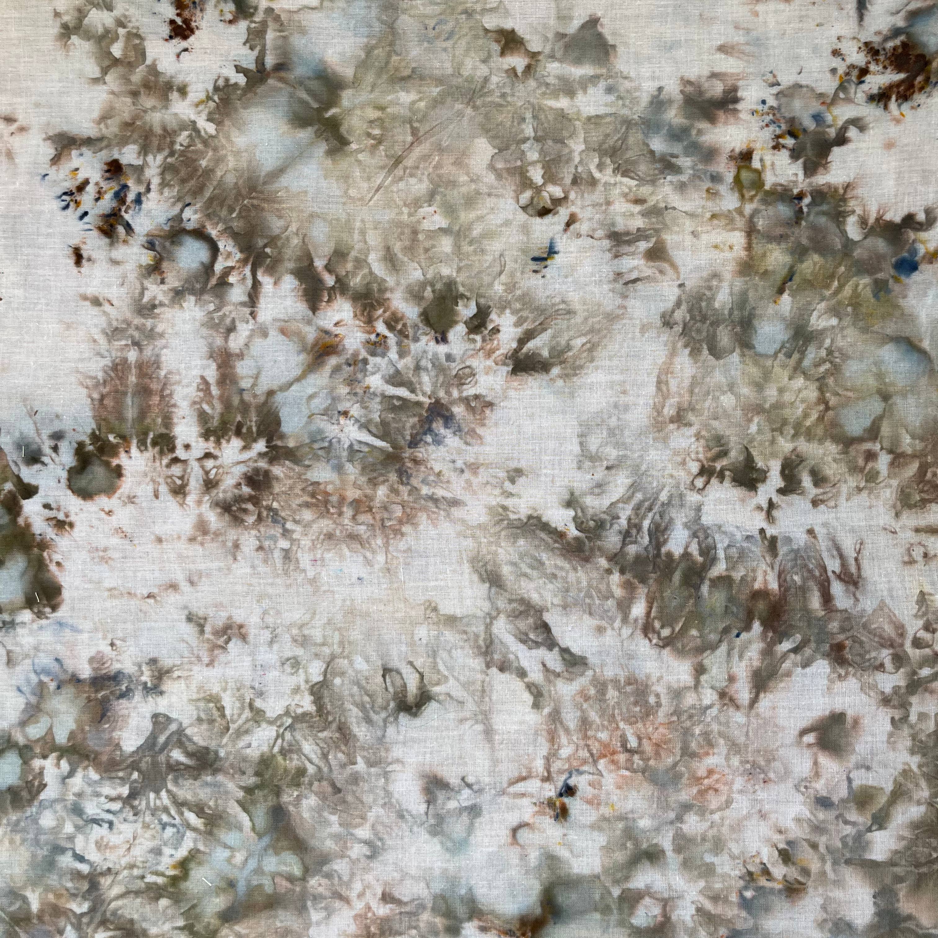 Black Sheep Goods - Vente Caftan – femme - Caftan teinte à l’encre glacée / Robe d’intérieur8