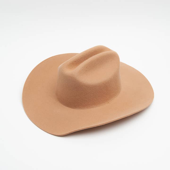 Lucca Couture - Vente Chapeau de cowboy – femme - Chapeaux de ranch en laine Cattlemen de luxe pour toutes les saisons 4