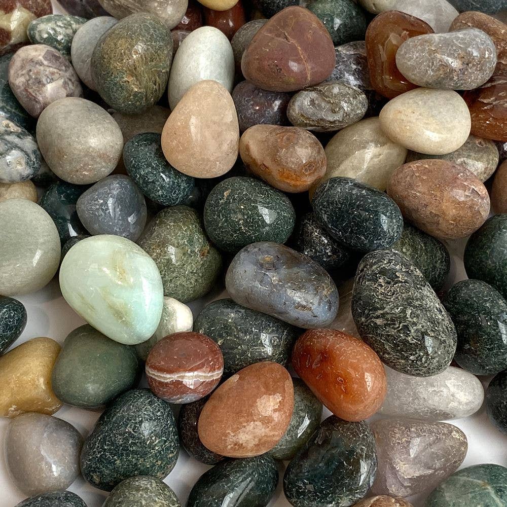 Heaven Spring Ltd – wholesale Spiritual stone/crystal – Mixed Tumbled Crystals, Small, 16-30mm,1kg1
