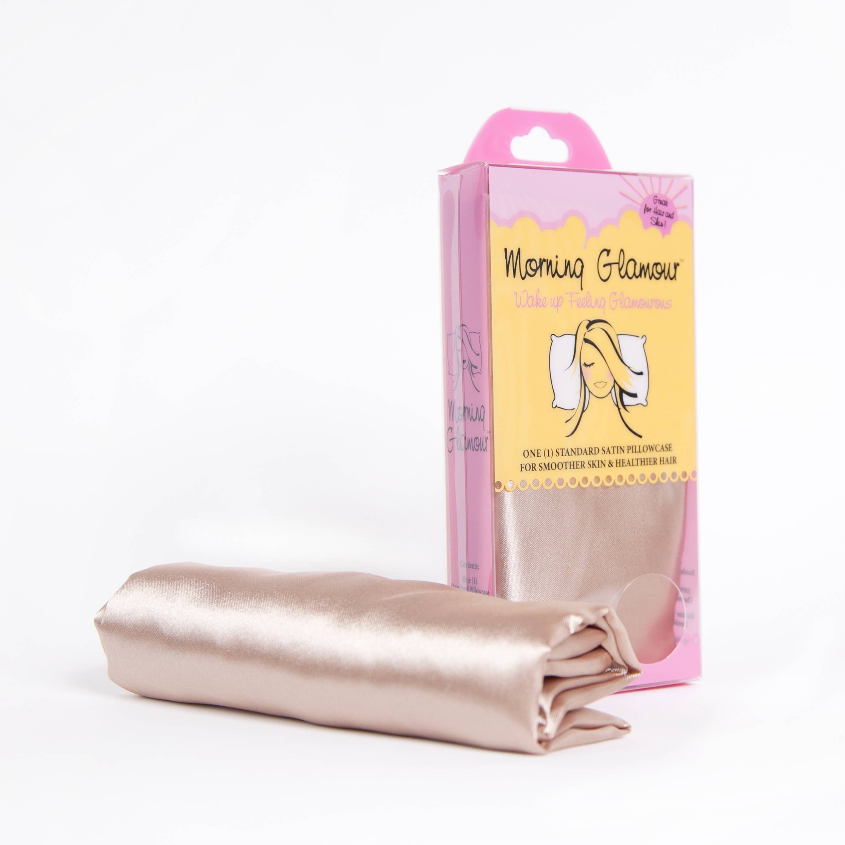 Morning Glamour - Vente Taies/housses d'oreiller - Taie d’oreiller satin standard/reine - essentiel pour le soin de soi, cadeau parfait11