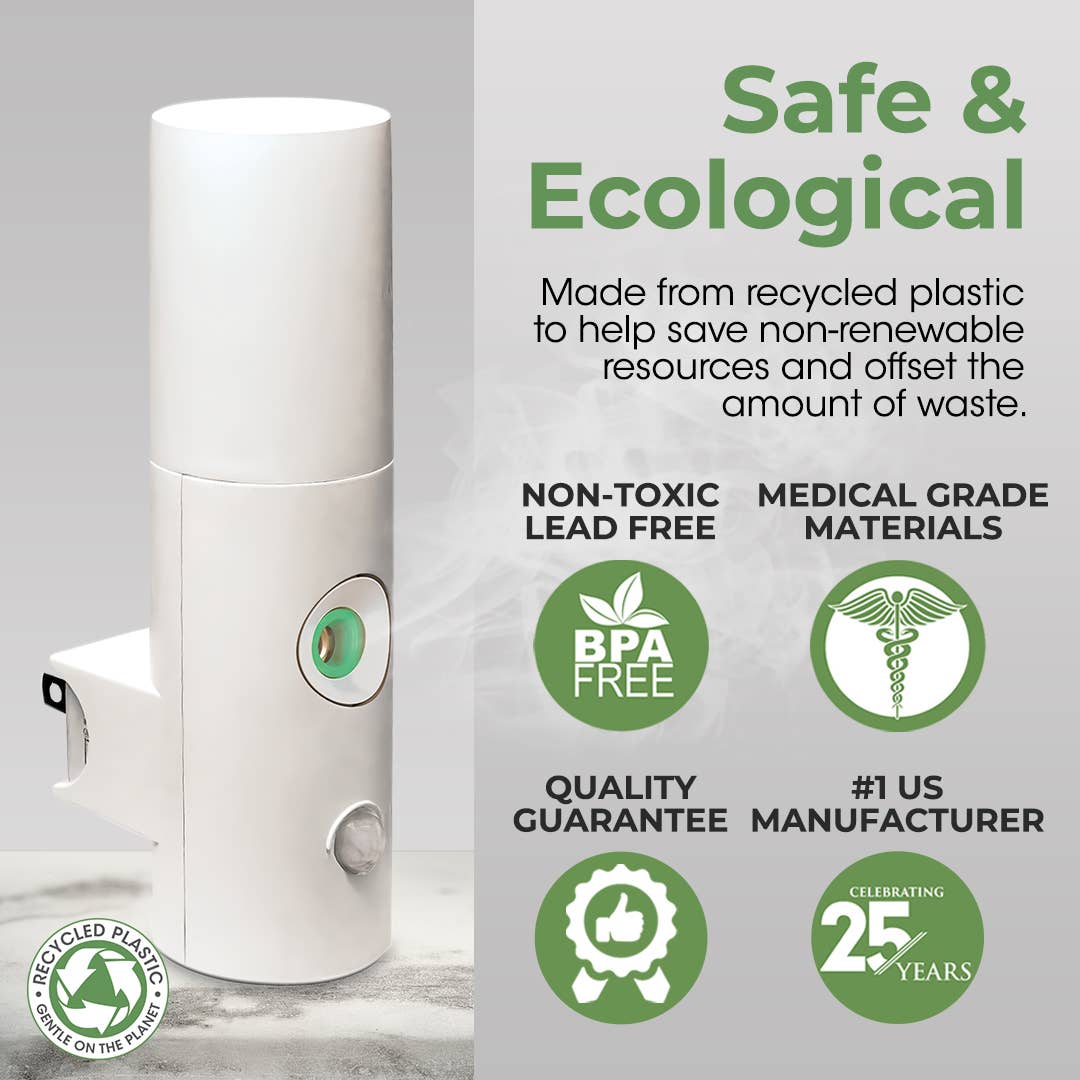 Greenair Inc. - Wholesale Electronic Diffuser - COOL MIST:Waterless aromatherapy and fragrance plug-in3